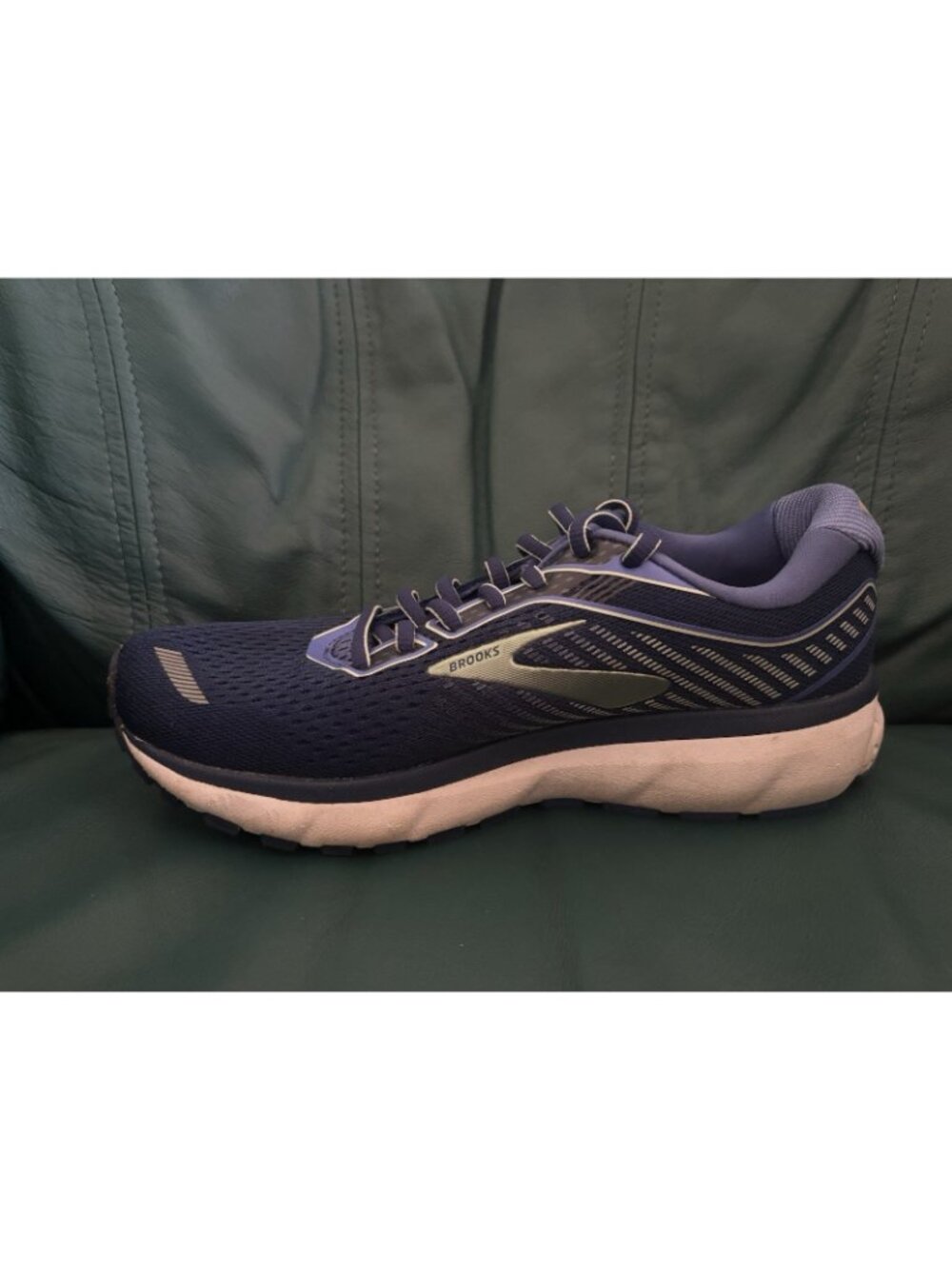 BROOKS Women’s Ghost 12 Athletic Running Shoes Size 6.5 B Blue Walking Sneakers - Picture 2 of 8
